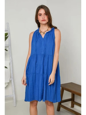 Zdjęcie produktu Rodier Lin Lniana sukienka w kolorze niebieskim rozmiar: M/L