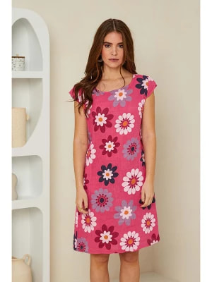 Zdjęcie produktu Rodier Lin Lniana sukienka w kolorze różowym rozmiar: L/XL