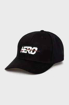 Zdjęcie produktu Rossignol czapka z daszkiem bawełniana HERO kolor czarny z aplikacją