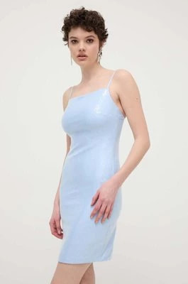 Zdjęcie produktu Rotate sukienka kolor niebieski mini dopasowana