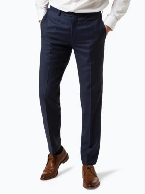 Zdjęcie produktu Roy Robson Męskie spodnie od garnituru modułowego Mężczyźni Slim Fit wełna ze strzyży niebieski jednolity,