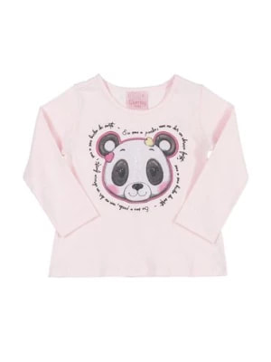 Zdjęcie produktu Różowa bluzka dla niemowlaka z Pandą Quimby