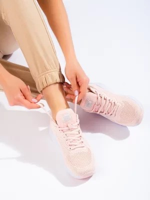 Zdjęcie produktu Różowe buty sportowe damskie DK
