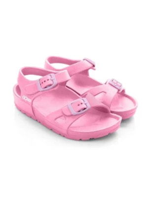 Zdjęcie produktu Różowe sandałki dla dziewczynki z klamrą Go Kids