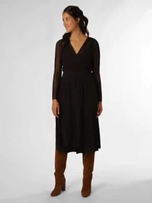 Zdjęcie produktu s.Oliver BLACK LABEL Sukienka damska Kobiety czarny|brązowy wzorzysty,