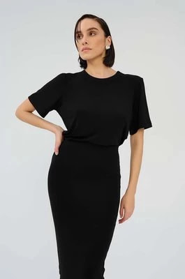 Zdjęcie produktu Saint Body bluzka damska kolor czarny gładka