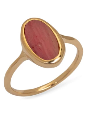 Zdjęcie produktu Saint Roman Pozłacany pierścionek z rodonitem rozmiar: 60