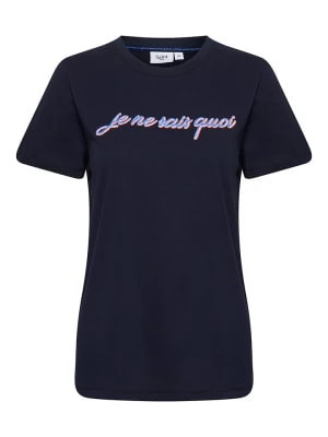 Zdjęcie produktu SAINT TROPEZ Koszulka "Panna" w kolorze granatowym rozmiar: S