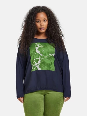 Zdjęcie produktu SAMOON Koszulka w kolorze granatowo-zielonym rozmiar: 52