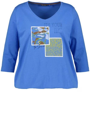 Zdjęcie produktu SAMOON Koszulka w kolorze niebieskim rozmiar: 46
