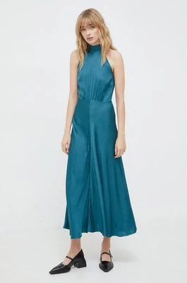 Zdjęcie produktu Samsoe Samsoe sukienka RHEO kolor zielony maxi rozkloszowana F23400102