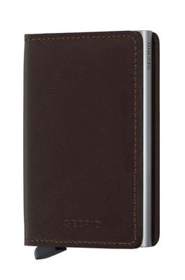 Zdjęcie produktu Secrid portfel skórzany kolor brązowy SO.DarkBrown-DarkBrown