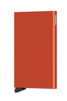 Zdjęcie produktu Secrid Portfel skórzany kolor pomarańczowy