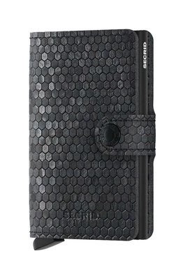 Zdjęcie produktu Secrid portfel skórzany Miniwallet Hexagon Black kolor czarny