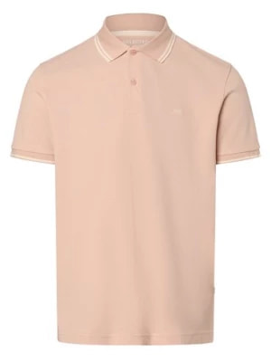 Zdjęcie produktu Selected Męska koszulka polo - SLHDante Mężczyźni Bawełna różowy jednolity,
