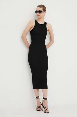 Zdjęcie produktu Silvian Heach sukienka kolor czarny maxi dopasowana