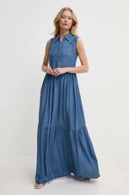 Zdjęcie produktu Silvian Heach sukienka kolor niebieski maxi rozkloszowana