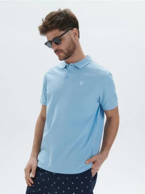 Zdjęcie produktu Sinsay - Koszulka polo - niebieski