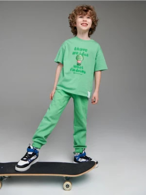 Zdjęcie produktu Sinsay - Spodnie dresowe jogger - zielony