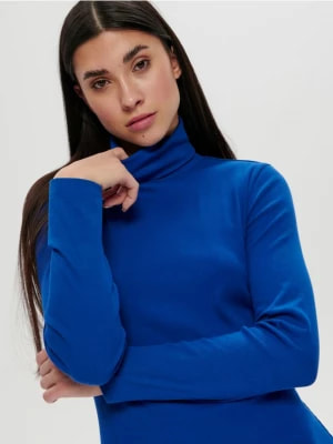 Zdjęcie produktu Sinsay - Sukienka mini ołówkowa - niebieski