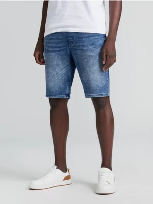Zdjęcie produktu Sinsay - Szorty jeansowe jogger - niebieski