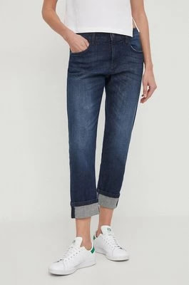 Zdjęcie produktu Sisley jeansy damskie kolor granatowy