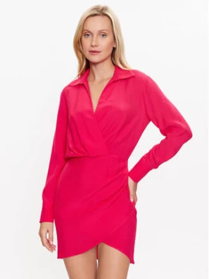 Zdjęcie produktu Sisley Sukienka codzienna 4B5FLV03L Różowy Regular Fit