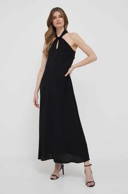 Zdjęcie produktu Sisley sukienka kolor czarny maxi oversize