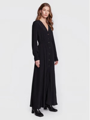Zdjęcie produktu Sisley Sukienka koszulowa 4B5FLV01P Czarny Regular Fit