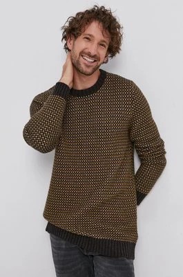 Zdjęcie produktu Sisley Sweter męski kolor brązowy