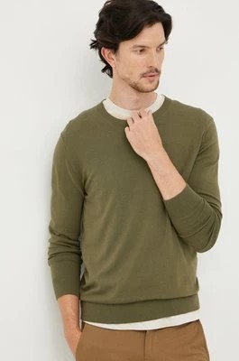 Zdjęcie produktu Sisley sweter męski kolor zielony lekki