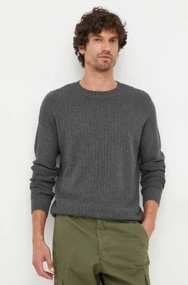 Zdjęcie produktu Sisley sweter z domieszką wełny męski kolor szary lekki