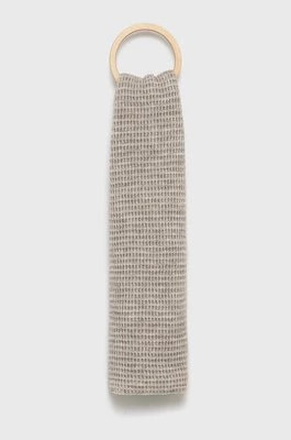 Zdjęcie produktu Sisley Szalik z domieszką wełny kolor szary gładki