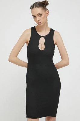 Zdjęcie produktu Sixth June sukienka kolor czarny mini dopasowana