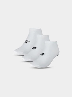 Zdjęcie produktu Skarpety casual przed kostkę (5-pack) damskie - białe 4F