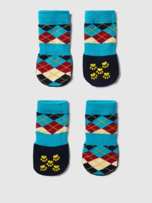 Zdjęcie produktu Skarpety dla psa z wypustkami i wzorem model ‘Argyle Dog Sock’ Happy Socks