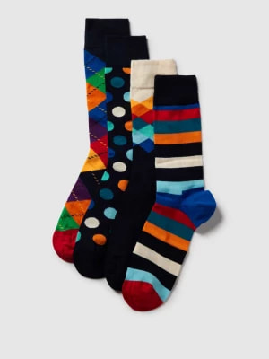 Zdjęcie produktu Skarpety w zestawie 4 szt. model ‘4-Pack Multi-color Socks’ Happy Socks