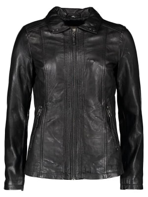 Zdjęcie produktu 7eleven Skórzana kurtka "Hanni" w kolorze czarnym rozmiar: 42