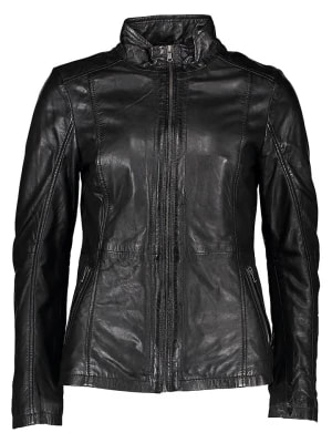 Zdjęcie produktu 7eleven Skórzana kurtka "Sharron" w kolorze czarnym rozmiar: 38