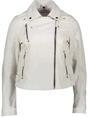 Zdjęcie produktu BLUE MONKEY Skórzana kurtka w kolorze bialym rozmiar: M
