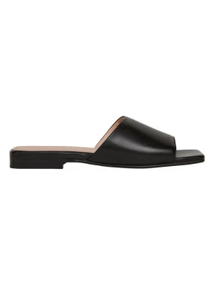 Zdjęcie produktu Marc O'Polo Shoes Skórzane klapki w kolorze czarnym rozmiar: 36