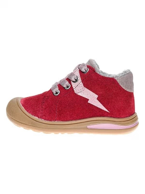 Zdjęcie produktu lamino Skórzane sneakersy w kolorze czerwonym rozmiar: 26