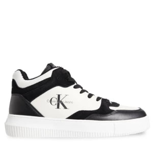 Zdjęcie produktu Sneakersy Calvin Klein Jeans Chunky Mid Cupsole Coui Lth Mix YM0YM00779 Black/Creamy White 00W