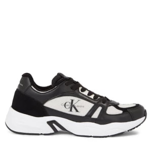 Zdjęcie produktu Sneakersy Calvin Klein Jeans Retro Tennis Laceup Coui YM0YM00793 Black/Creamy White 00W
