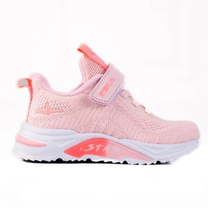 Zdjęcie produktu Sneakersy dziewczęce Vico materiałowe na grubej podeszwie różowe