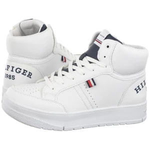 Zdjęcie produktu Sneakersy Logo High Top Lace-Up Sneaker T3X9-33362-1355 X336 White/Blue (TH1042-a) Tommy Hilfiger