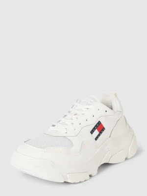 Zdjęcie produktu Sneakersy skórzane z naszywką z logo Tommy Jeans