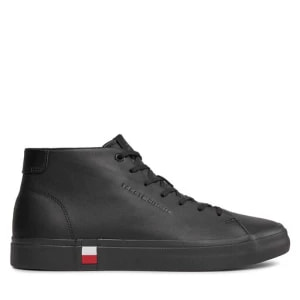 Zdjęcie produktu Sneakersy Tommy Hilfiger Hi Vulc Leather Detail FM0FM05045 Black BDS
