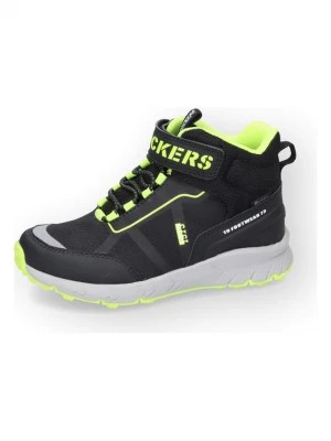 Zdjęcie produktu Dockers by Gerli Sneakersy w kolorze czarno-jaskrawozielonym rozmiar: 33
