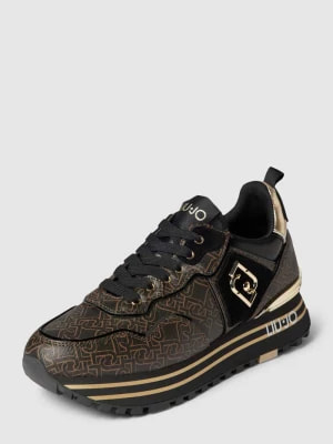 Zdjęcie produktu Sneakersy z aplikacją z logo model ‘MAXI WONDER’ Liu Jo